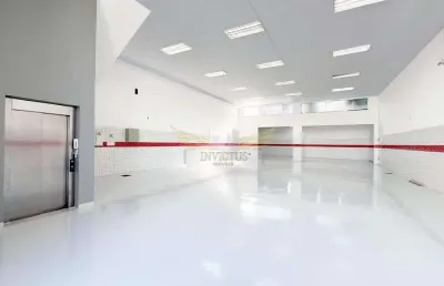 Galpão disponível para locação e venda com 600 mts, recém reformado com elevador em santo andré, próximo a av. pereira barreto.