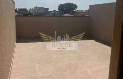 Cobertura sem condomínio com 2 quartos para comprar, 100m² - vila cecilia maria santo andré/sp.