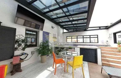 Cobertura com 2 quartos para compra, 280m² - bairro jardim, santo andré/sp.