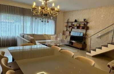 Sobrado de esquina com 3 suítes para comprar, 286m² - vila alpina, santo andré/sp.
