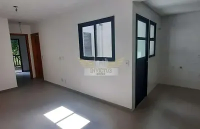 Apartamento sem condomínio novo com 2 quartos para comprar, 50m² - parque erasmo assunção, santo andré/sp.