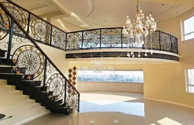 Duplex com 5 quartos no edifício orange residence para comprar, 434m² - vila assunção, santo andré/sp.