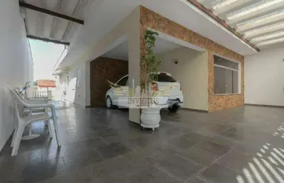 Casa térrea com edícula para alugar, 253m² - vila pires, santo andré/sp.