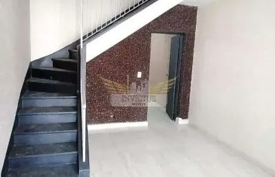 Sobrado com 2 quartos para alugar, 107m² - bairro jardim, santo andré/sp.
