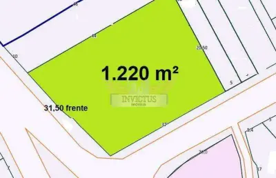 Terreno de esquina para comprar, 1.220m² - santa maria, são caetano do sul/sp.