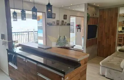 Apartamento com 2 quartos no condomínio pátio boulevard para comprar, 64m² - vila curuçá, santo andré/sp.