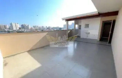 Cobertura sem condomínio com 2 quartos para comprar, 104m² - jardim ocara, santo andré/sp.