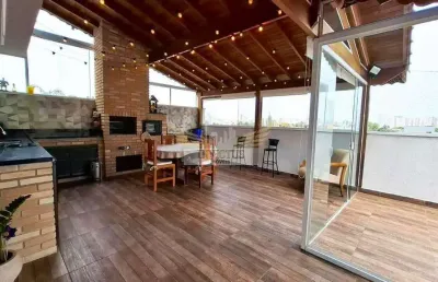 Cobertura sem condomínio com 2 quartos para comprar, 114m² - jardim paraíso, santo andré/sp.