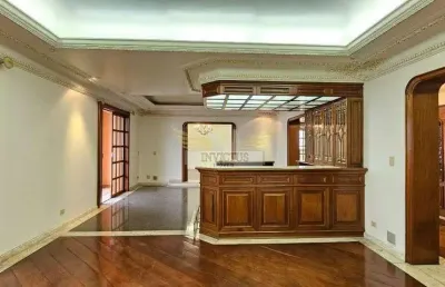 Apartamento com 4 suítes no condomínio cristal pallace para alugar, 465m² - vila bastos, santo andré/sp.