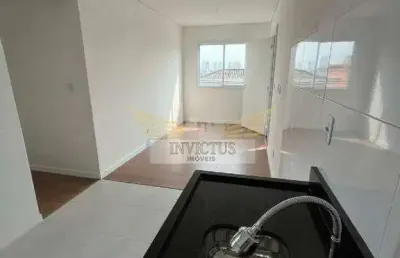 Apartamento sem condomínio com 2 quartos para comprar, 41m² - jardim stella, santo andré/sp.