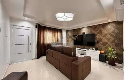 Sobrado com 4 quartos para comprar, 205m² - parque novo oratório, santo andré/sp.