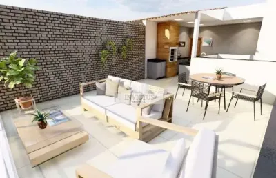 Cobertura sem condomínio com 2 quartos para comprar, 96m² - parque das nações, santo andré/sp.