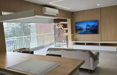 Apartamento mobiliado com 3 quartos no condomínio helbor family garden para comprar, 151m² - centro, são bernardo do campo/sp.