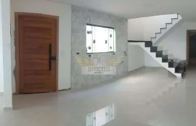 Sobrado com 3 suítes para comprar, 174m² - campestre, santo andré/sp.