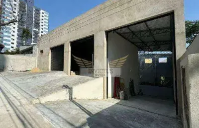 Galpão comercial novo para alugar, 680m² - parque das nações, santo andré/sp.