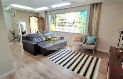 Sobrado semi mobiliado com 3 quartos para comprar, 171m² - parque das nações, santo andré/sp.