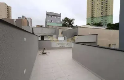 Cobertura sem condomínio com 2 quartos para alugar, 90m² - vila príncipe de gales, santo andré/sp.