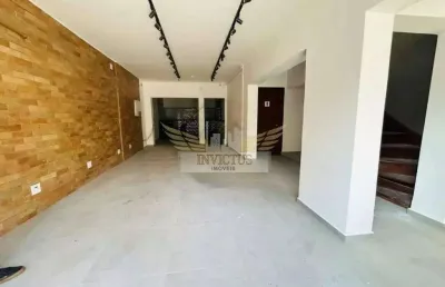 Salão comercial para alugar, 191m² - bairro jardim, santo andré/sp.