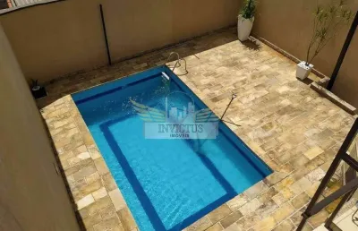 Sobrado com piscina e 4 quartos para comprar, 274m² - parque das nações, santo andré/sp.
