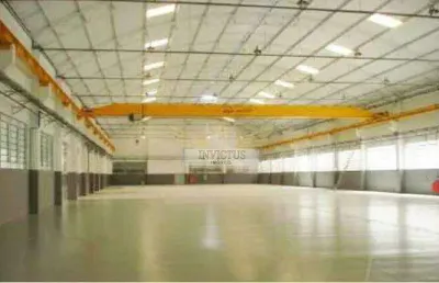 Galpão industrial em zona zup 1 com ponte rolante e cabine primaria para alugar em diadema!