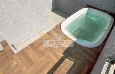 Sobrado em condomínio fechado com 2 quartos para comprar, 140m² - campestre, santo andré/sp.