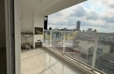 Cobertura com 3 quartos para alugar, 160m² - jardim nóbrega, mauá/sp.