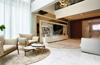 Duplex mobiliado com 3 quartos no condomínio vertice para comprar, 324m² - campestre, santo andré/sp.
