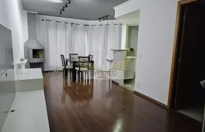 Apartamento duplex semi mobiliado no condomínio elihom para alugar, 104m² - bairro jardim, santo andré/sp.