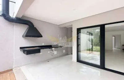 Sobrado em condomínio fechado de alto padrão com 4 suítes para comprar, 399m² - represa, ribeirão pires/sp.