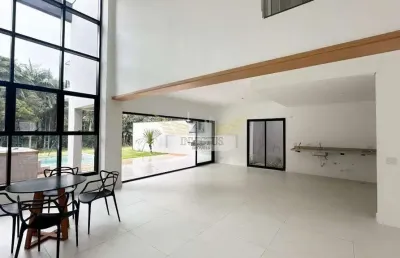 Sobrado em condomínio fechado de alto padrão com 4 suítes para comprar, 399m² - represa, ribeirão pires/sp.