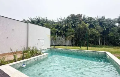 Sobrado em condomínio fechado de alto padrão com 4 suítes para comprar, 399m² - represa, ribeirão pires/sp.