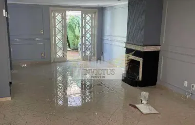 Sobrado de alto padrão em condomínio fechado com 5 quartos para locação, 389m² - jardim são caetano, são caetano do sul/sp.