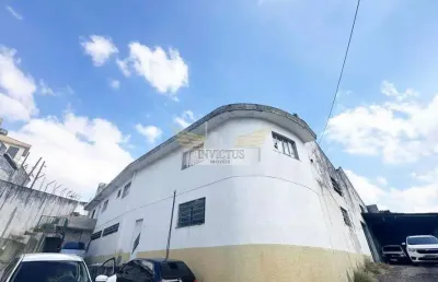 Galpão construído em terreno de esquina para comprar, 1200m² - vila palmares, santo andré/sp.