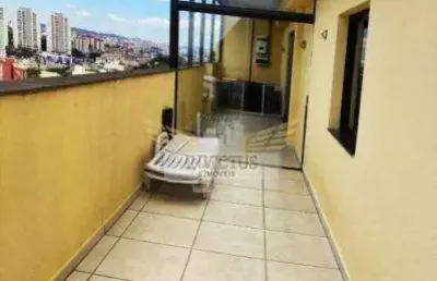 Cobertura com 3 quartos no condomínio pallazzo di fiuggi para comprar, 170m² - boa vista, são caetano do sul/sp.