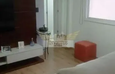 Apartamento mobiliado com 2 quartos no residencial andradina para comprar, 58m² - vila valparaiso em santo andré/sp.