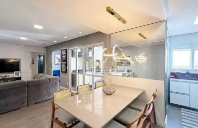 Apartamento mobiliado com 3 quartos no condomínio airumã para comprar, 87m² - vila valparaíso, santo andré/sp.