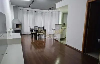 Apartamento duplex semi mobiliado no condomínio elihom para comprar, 104m² - bairro jardim, santo andré/sp.