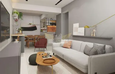 Apartamento novo no condomínio casa barcelona com 2 quartos para comprar, 69m² - bairro barcelona, são caetano do sul/sp.