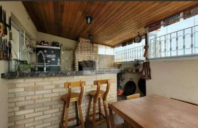 Cobertura com 3 quartos no condomínio ilha de thassos para comprar, 141m² - bairro jardim, santo andré/sp.