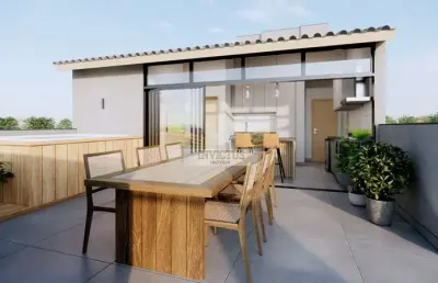 Cobertura sem condomínio na planta para comprar, 112m² - campestre, santo andré/sp.