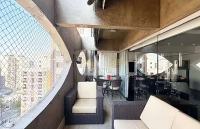 Apartamento duplex de alto padrão com 3 quartos no condomínio kipos para comprar, 238m² - bairro jardim, santo andré/sp.