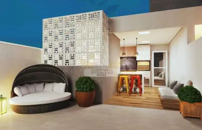Cobertura sem condomínio com 2 quartos no residencial talín para comprar, 111m² - vila eldizia, santo andré/sp.