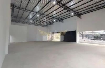 Galpão comercial de esquina para alugar, 396m² - vila scarpelli, santo andré/sp.