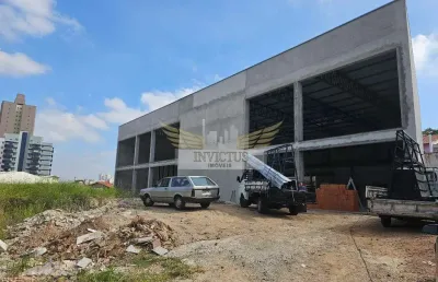 Galpão comercial novo em finalização de obras para alugar, 1.000m² - vila valparaíso, santo andré/sp.