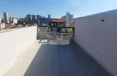 Cobertura sem condomínio nova com 2 quartos para alugar, 92m² - vila sao pedro, santo andré/sp