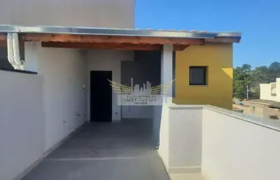Cobertura sem condomínio nova com 2 quartos para alugar, 92m² - vila são pedro, santo andré/sp