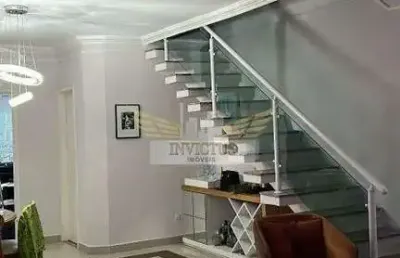 Sobrado com 2 suítes para comprar, 157m² - jardim las vegas, santo andré/sp.