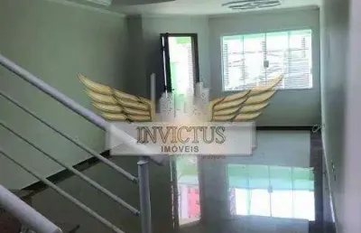Sobrado com 3 quartos para alugar, 128m² - bairro jardim, santo andré/sp.