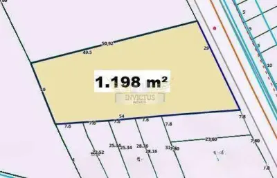Terreno comercial/residencial para comprar, 1.198m² - vila valparaíso, santo andré/sp.