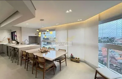 Apartamento com 3 suítes com excelente custo beneficio de condomínio e lazer completo, no bairro jardim em santo andré!